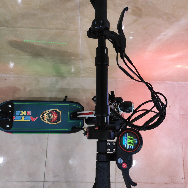 اسکوتر برقی تاشو ASTER آستر طراحی جدید مدل E19 pro max موتور 2000وات ساخت 2024 رنگ سبز آبی
