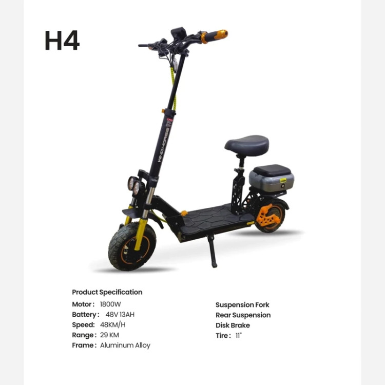 اسکوتر برقی ویند هورس WIND HORSE مدل H4 سفارش انگلیس