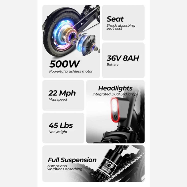 دوچرخه برقی ویند هورس wind horse مدل w3