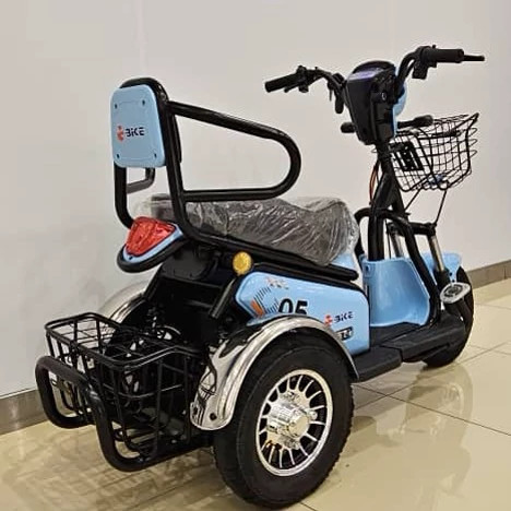 موتور سه چرخه برقی سه چرخ برقی ASTER مدل E bike رنگ آبی