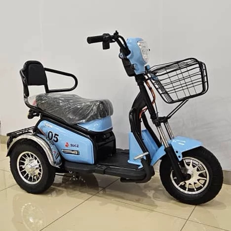 موتور سه چرخه برقی سه چرخ برقی ASTER مدل E bike رنگ آبی