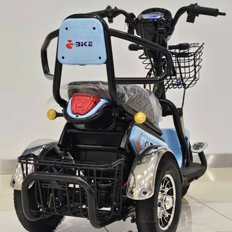 موتور سه چرخه برقی سه چرخ برقی ASTER مدل E bike رنگ آبی