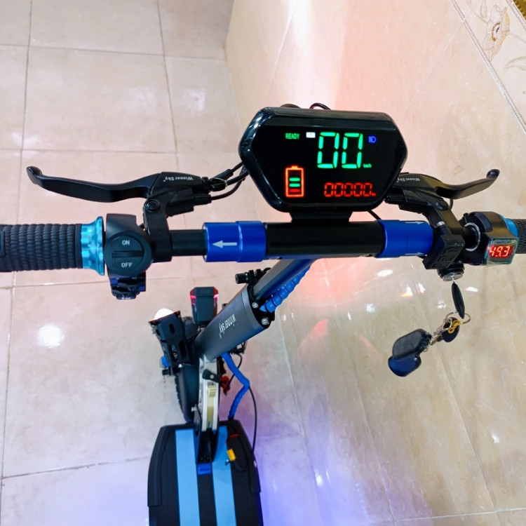 اسکوتر برقی تاشو وینر اسکای winner sky موتور 3000 وات مدل E10 pro2 آبی blue