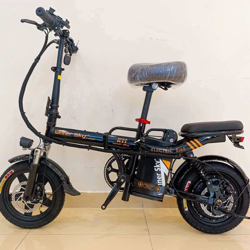 دوچرخه برقی تاشو وینر اسکای winner sky مدل K10 مشکی (پس کرایه)