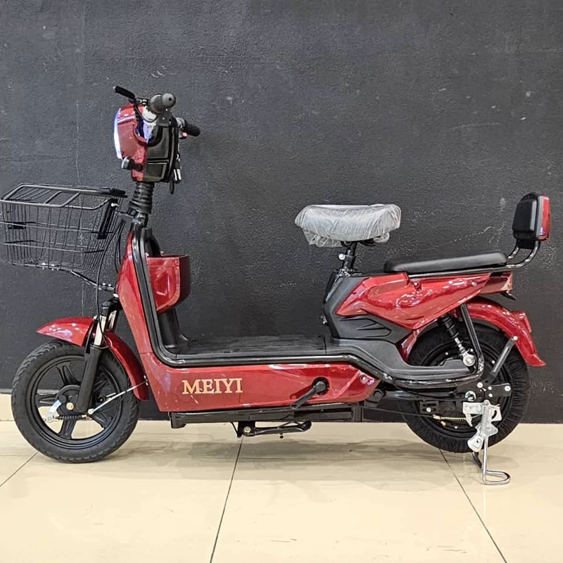 موتورسیکلت برقی  دوچرخه برقی   MEYI  رنگ قرمز (پس کرایه)