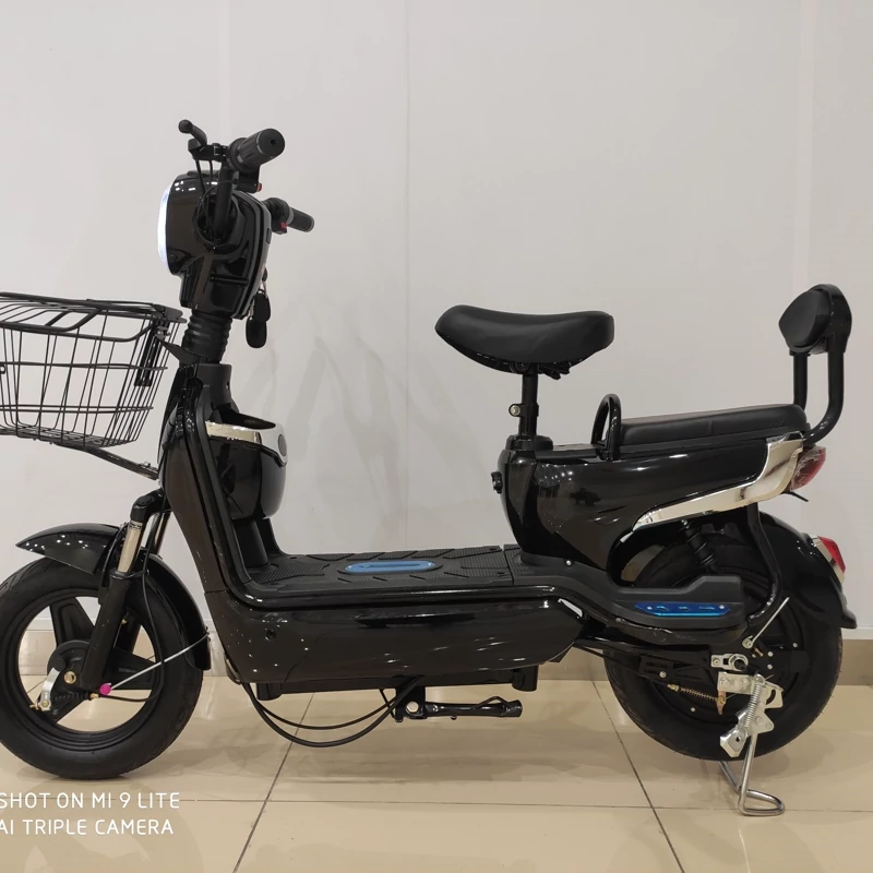 موتورسیکلت برقی(اسکوتر برقی) دوچرخه برقی دو نفره LEONARD  مشکی